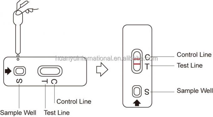 Kit de ensayo de flujo lateral rápido cuantitativo de plaguicidas Kit de diagnóstico rápido de plaguicidas