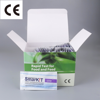 China Kit de pruebas rápidas de nitrofurazona huevo Kit de pruebas rápidas de nitrofurazona huevos Cassette de prueba proveedor