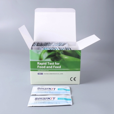 China Prueba de plaguicidas Chlorpyrifos Kit de pruebas rápidas Prueba de plaguicidas Líneas de ensayo Prueba de flujo lateral proveedor