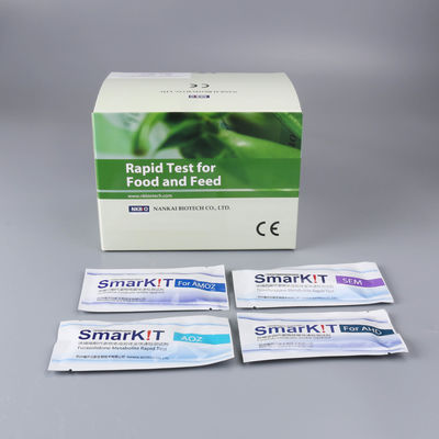 China Metabólitos del nitrofurano (AOZ, AMOZ, AHD y SEM) Kit de prueba rápida 4 en 1 proveedor