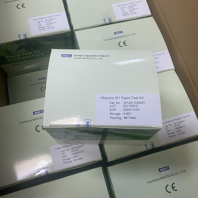 Kit de prueba de tiras de aflatoxina m1 proveedor