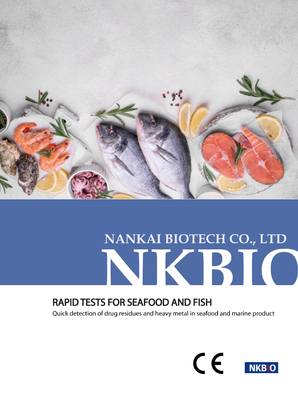 Kit de prueba de fluoroquinolona en mariscos camarones y carne de aves de corral Kit de prueba de diagnóstico rápido Almacenamiento a temperatura proveedor