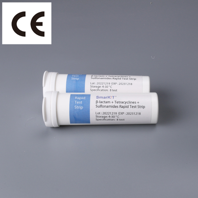 Las tiras de prueba de leche Kit de prueba de leche Kit de prueba rápida de antibióticos Kit de prueba de residuos de antibióticos proveedor