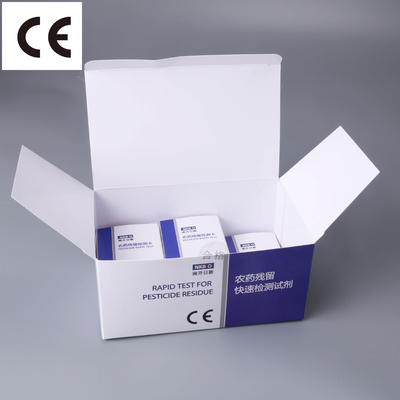 Kit de pruebas rápidas de abamectina Prueba rápida de pesticidas Pruebas rápidas de diagnóstico en frutas y verduras Prueba de un paso proveedor