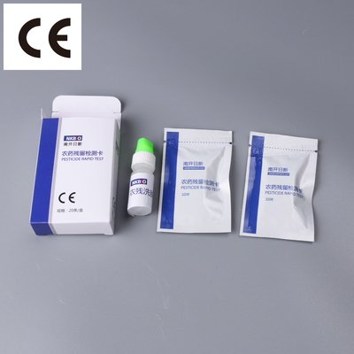 Kit de pruebas rápidas de abamectina Prueba rápida de pesticidas Pruebas rápidas de diagnóstico en frutas y verduras Prueba de un paso proveedor