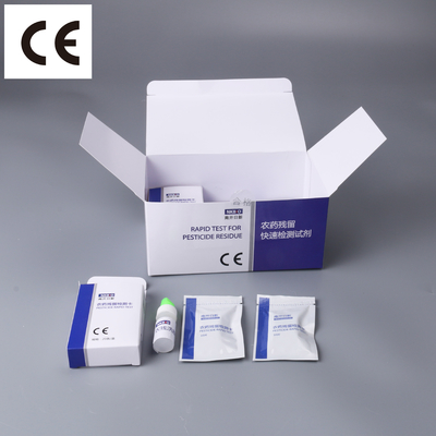 Kit de prueba rápida de fipronil tiras de prueba de pesticidas prueba rápida de diagnóstico en frutas y verduras prueba de un paso proveedor