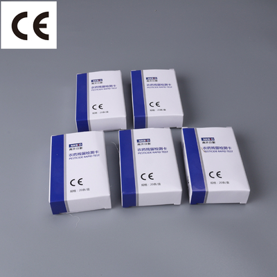Kit de pruebas rápidas de nitroimidazol para fármacos Kit de pruebas de pesticidas Prueba rápida de diagnóstico en frutas y verduras Prueba de un paso proveedor