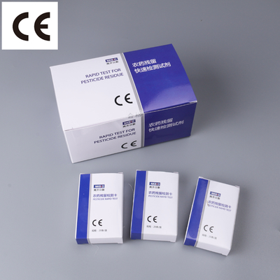 Kit de pruebas rápidas de cadmio de metales pesados tiras de prueba de pesticidas Kit de pruebas rápidas de diagnóstico en frutas y verduras prueba de un paso proveedor
