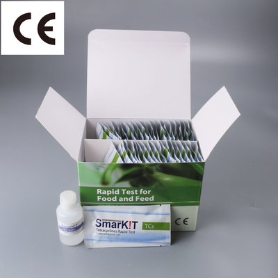Kit de pruebas rápidas de tetraciclina Bandas de prueba de miel Kit de pruebas de diagnóstico de prueba de un paso Almacenamiento de temperatura de prueba proveedor