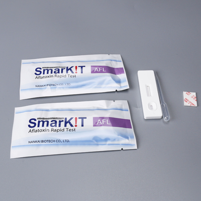 3-5 minutos Tiempo de detección G1 G2 Especificación del ensayo Kit de ensayo total de aflatoxinas proveedor