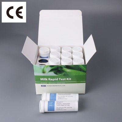 Kit de pruebas rápidas de melamina en un solo paso Kit de pruebas de melamina para kits de pruebas de laboratorio de cacahuetes proveedor