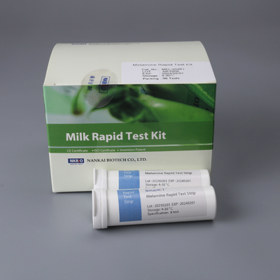 Kit de pruebas rápidas de melamina en un solo paso Kit de pruebas de melamina para kits de pruebas de laboratorio de cacahuetes proveedor