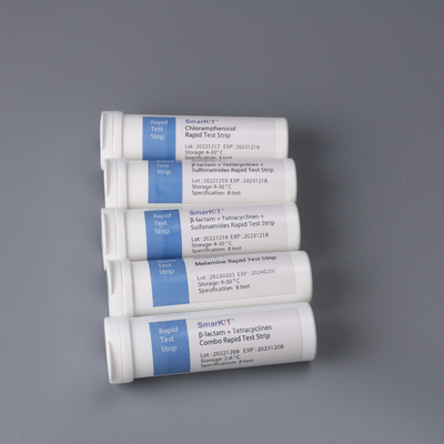 Kit de prueba rápida Olaquindox más rápido para granos para piensos Maíz Arroz Maní Trigo Kit de detección de seguridad alimentaria Olaquindox proveedor