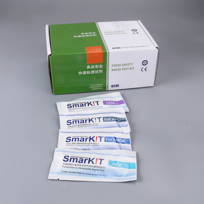 Kit de pruebas rápidas de furazolidona en mariscos, camarones y carne de aves de corral proveedor