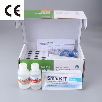 Kit de pruebas rápidas de furazolidona en mariscos, camarones y carne de aves de corral proveedor