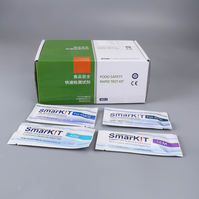 Kit de pruebas rápidas de nitrofurazona bandas de prueba de miel probador de diagnóstico en productos de miel ensayo en un solo paso almacenamiento a temperatura proveedor