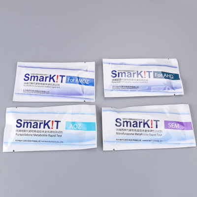 Kit de pruebas rápidas de nitrofurazona bandas de prueba de miel probador de diagnóstico en productos de miel ensayo en un solo paso almacenamiento a temperatura proveedor