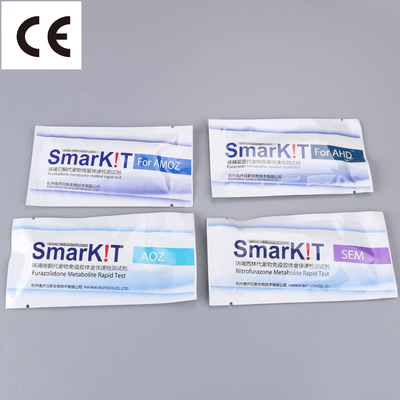 Kit de pruebas rápidas de nitrofurantoína Antibióticos tiras de prueba Kit de pruebas de diagnóstico Un paso de prueba Temperatura de almacenamiento proveedor