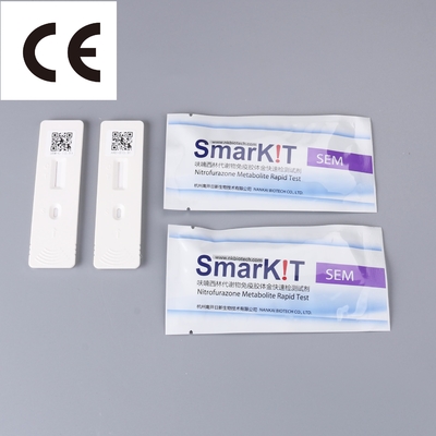 Kit de prueba rápida de residuos combinados 4 en 1 AOZ AMOZ AHD SEND Nitrofuranos para mariscos, camarones y pescado | Certificado CE e ISO proveedor