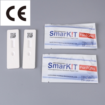 Kit de pruebas rápidas de fluoroquinolona (FQNs) Kit de pruebas rápidas de huevo Cassette de pruebas de huevos proveedor