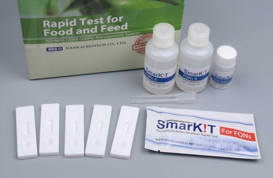 Banda de ensayo rápida de fluoroquinolona para la carne proveedor