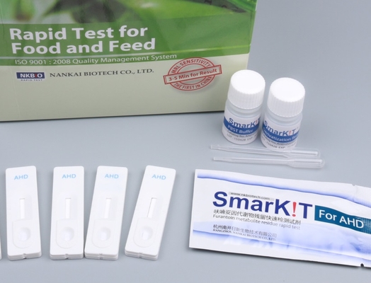Nitrofurán (AHD) tira de ensayo para análisis de miel en laboratorio proveedor