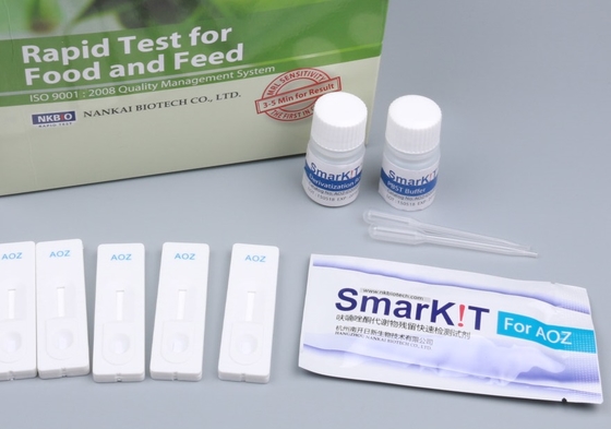 Furazolidona de diagnóstico rápido en un solo paso Kit de prueba para pescado y mariscos proveedor