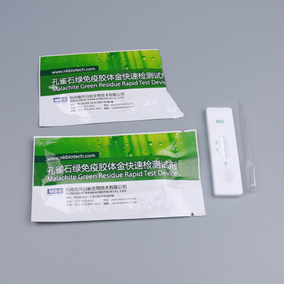 Kit de diagnóstico verde de malaquita para mariscos y pescados proveedor