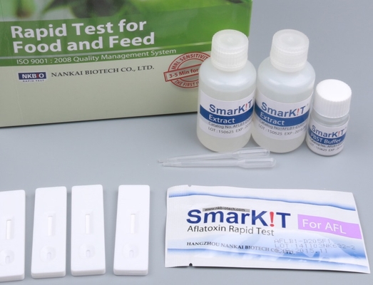 Kit de ensayo de aflatoxinas para piensos y granos proveedor