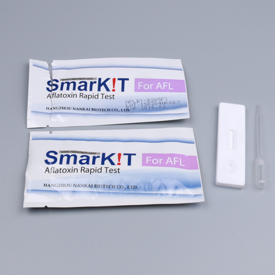 Kit de ensayo en un solo paso para diagnóstico rápido de aflatoxinas totales en piensos y granos proveedor