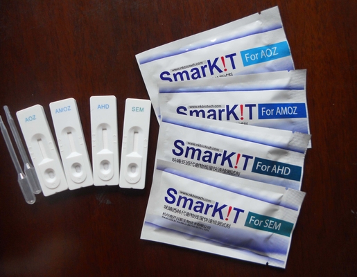 Kit de ensayo rápido para la detección de residuos de antibióticos en camarones proveedor