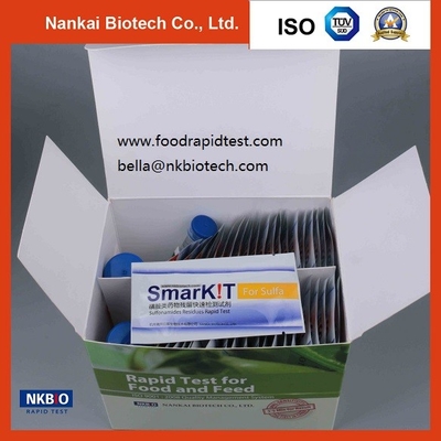 Kit de pruebas rápidas de sulfonamidas para productos acuáticos ((Mariscos, pescados, camarones) proveedor