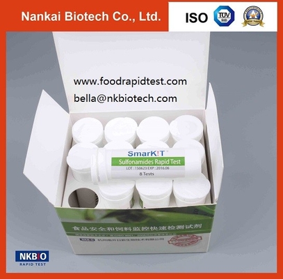 Kit de pruebas rápidas de sulfonamidas para leche (kit de pruebas de antibióticos para leche) proveedor