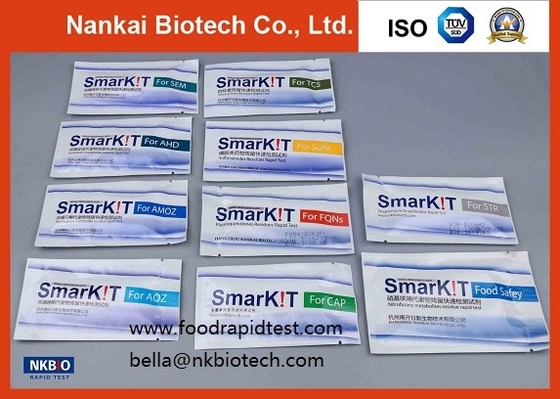 Kit de prueba rápida de diagnóstico de nitroimidazol en miel (kit de prueba de antibióticos de miel) proveedor
