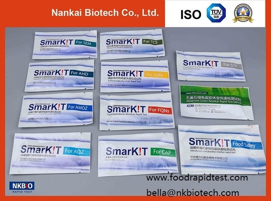 Kit de pruebas rápidas de pentaclorfenol sódico para mariscos y camarones proveedor