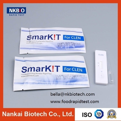 Kit de prueba rápida de clenbuterol en un paso para carne de aves de corral proveedor