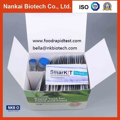 Kit de pruebas rápidas de residuos de medicamentos veterinarios para camarones y mariscos proveedor