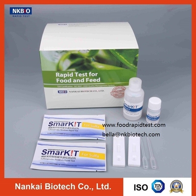 Kit de pruebas rápidas de residuos de medicamentos veterinarios para camarones y mariscos proveedor