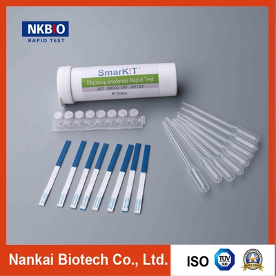 Fluoroquinolonas de diagnóstico rápido Kit de prueba de un paso para leche proveedor