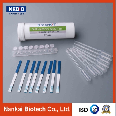 Sulfonamidas de diagnóstico rápido en un solo paso Kit de prueba para leche proveedor