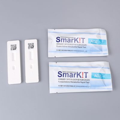 Metabólitos del nitrofurano (AOZ, AMOZ, AHD y SEM) Kit de prueba rápida 4 en 1 proveedor