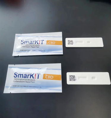 Kit de prueba rápida de carbendazim para frutas, verduras y granos | Detección de residuos de pesticidas estándar de la UE proveedor