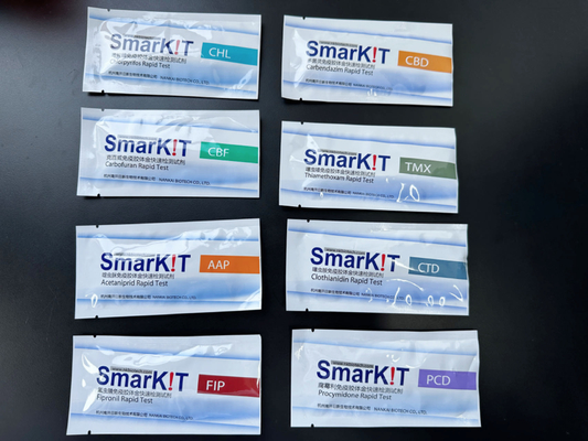 Kit de prueba de fipronil en miel, verduras, frutas y semillas proveedor