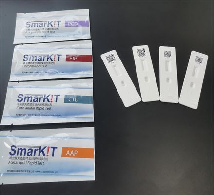 Kit de pruebas rápidas de fipronil para la detección de camarones, pescados y mariscos proveedor