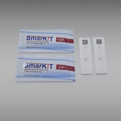 Kit de pruebas rápidas de pesticidas Fipronil Líneas de ensayo de pesticidas Prueba de flujo lateral Sésamo, colza, girasol y otras semillas proveedor