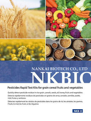 Kit de diagnóstico rápido de plaguicidas de alta precisión Kit de ensayo de flujo lateral para semillas de cereales de granos frutos oleaginosos Certificado CE proveedor