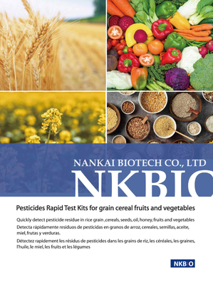 Pesticida Imidacloprid Kit de pruebas de diagnóstico rápido Para granos cereales arroz frutas verduras Tabaco proveedor