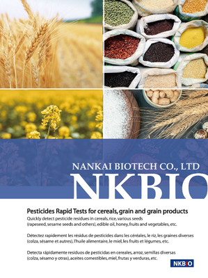 Kit de prueba de diagnóstico rápido de piretroides para pesticidas para arroz grano de cereales fuits verduras hojas de té proveedor