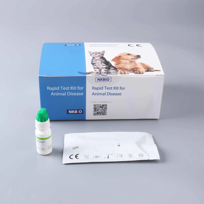 Kit de pruebas de diagnóstico rápido del virus de la distemper canina Instrumento veterinario para pruebas eficaces proveedor
