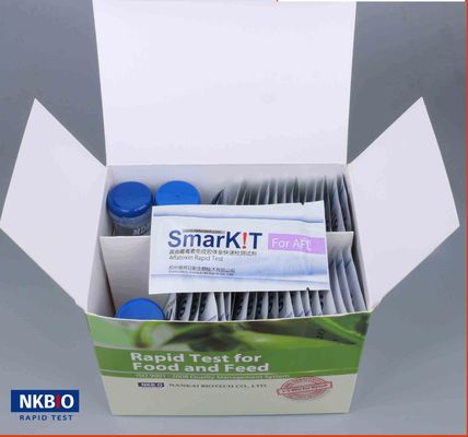 Kit de ensayo rápido de aflatoxinas totales (AFB1 + AFB2 + AFG1 + AFG2) para cereales, piensos y productos agrícolas proveedor